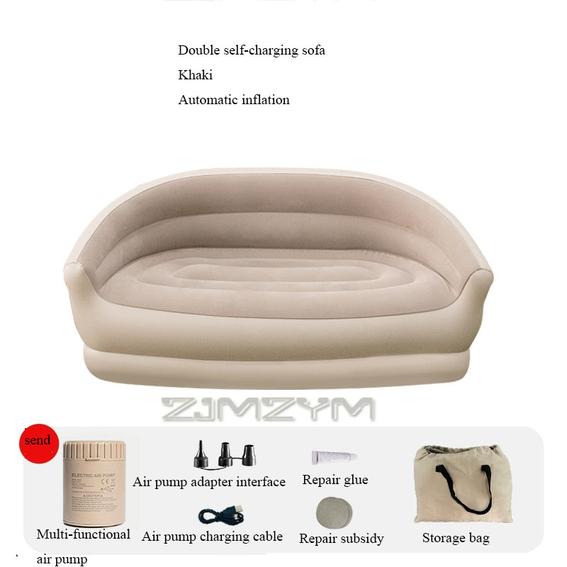 Outdoor Furniture Lounge - Automatische opblaasbare luie bank, opvouwbare campingstoel
