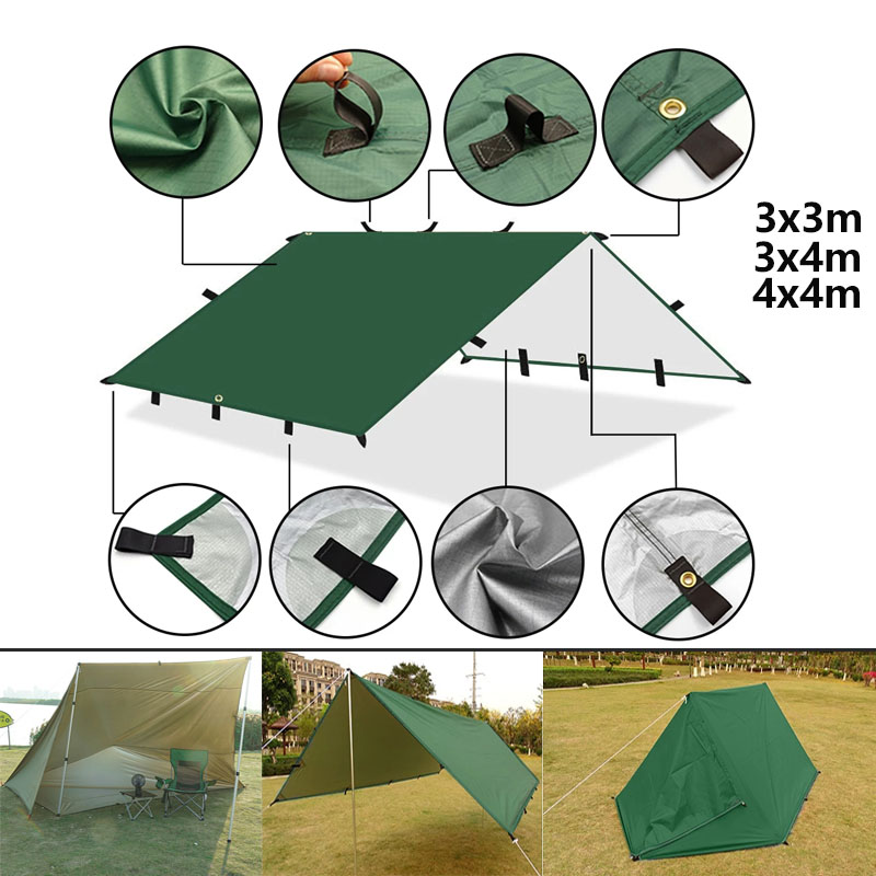 Sun Sail Shade - 4X4M 4X3M 3X3M 19 Hang Punten