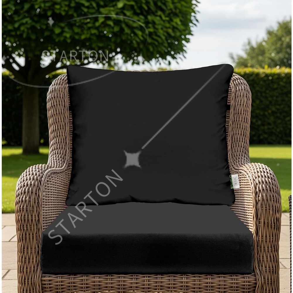Outdoor Furniture Cushions 24 X 24 - Diep zitkussen met rugleuning met kussen