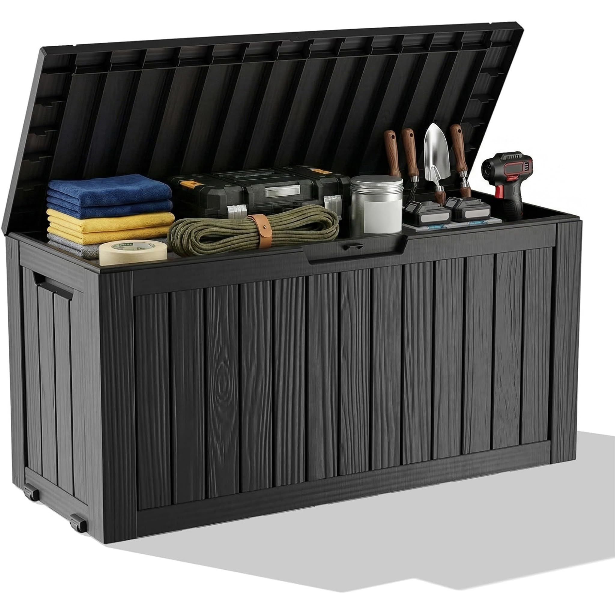 Outdoor Furniture In - Waterdichte hars opbergbox voor buiten, afsluitbaar,