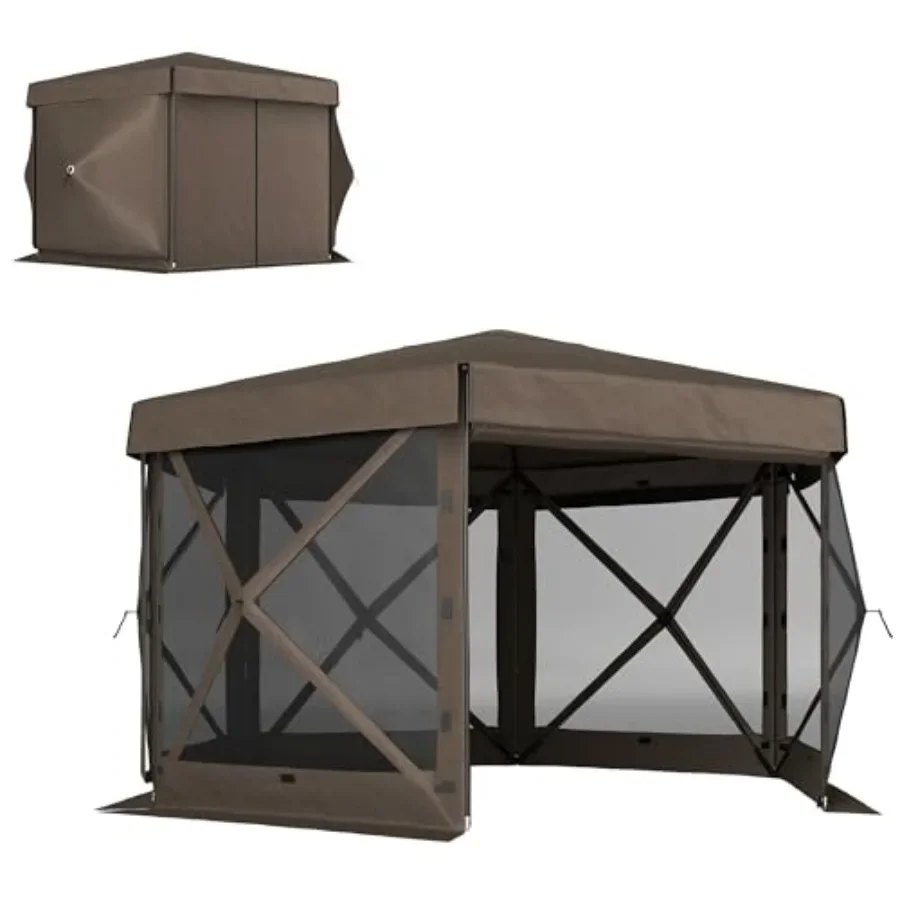 Gazebo Pop Up - 12' x 12' Zeshoekige Pop-up Gazebo