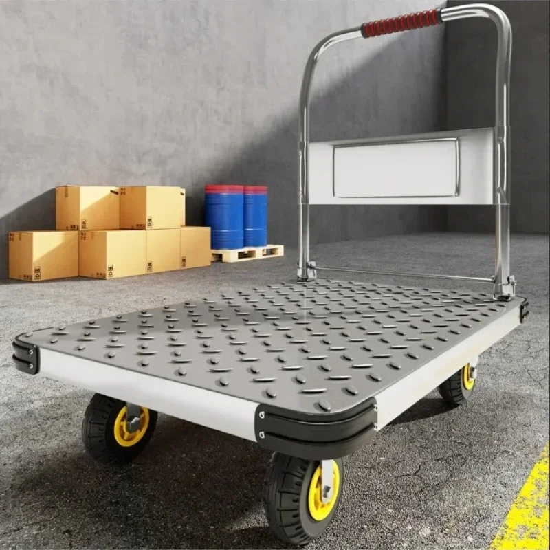 Outdoor Furniture Glides - Stalen plaatwagen, vierwielige vrachtwagen, express-trekwagen, kleine