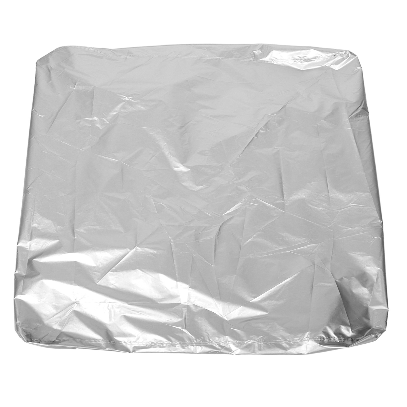 Outdoor Furniture Table - Oxford-doek buitenhoes voor meubels, zilver, 115x115x70cm,