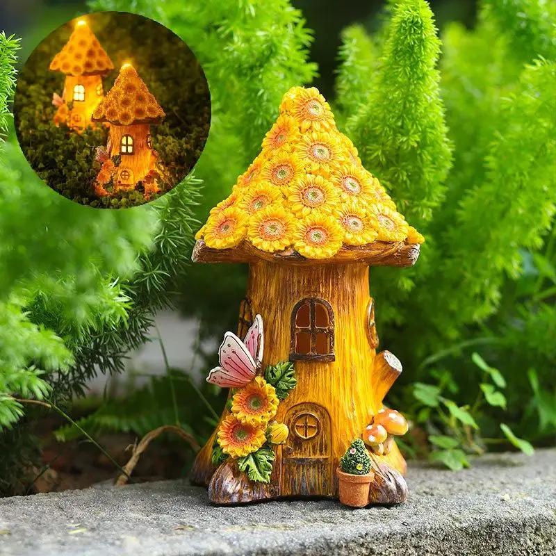 Outdoor Furniture Small - 2026 Fuuny Hars Boomhut Zonne-decoratieve Verlichting