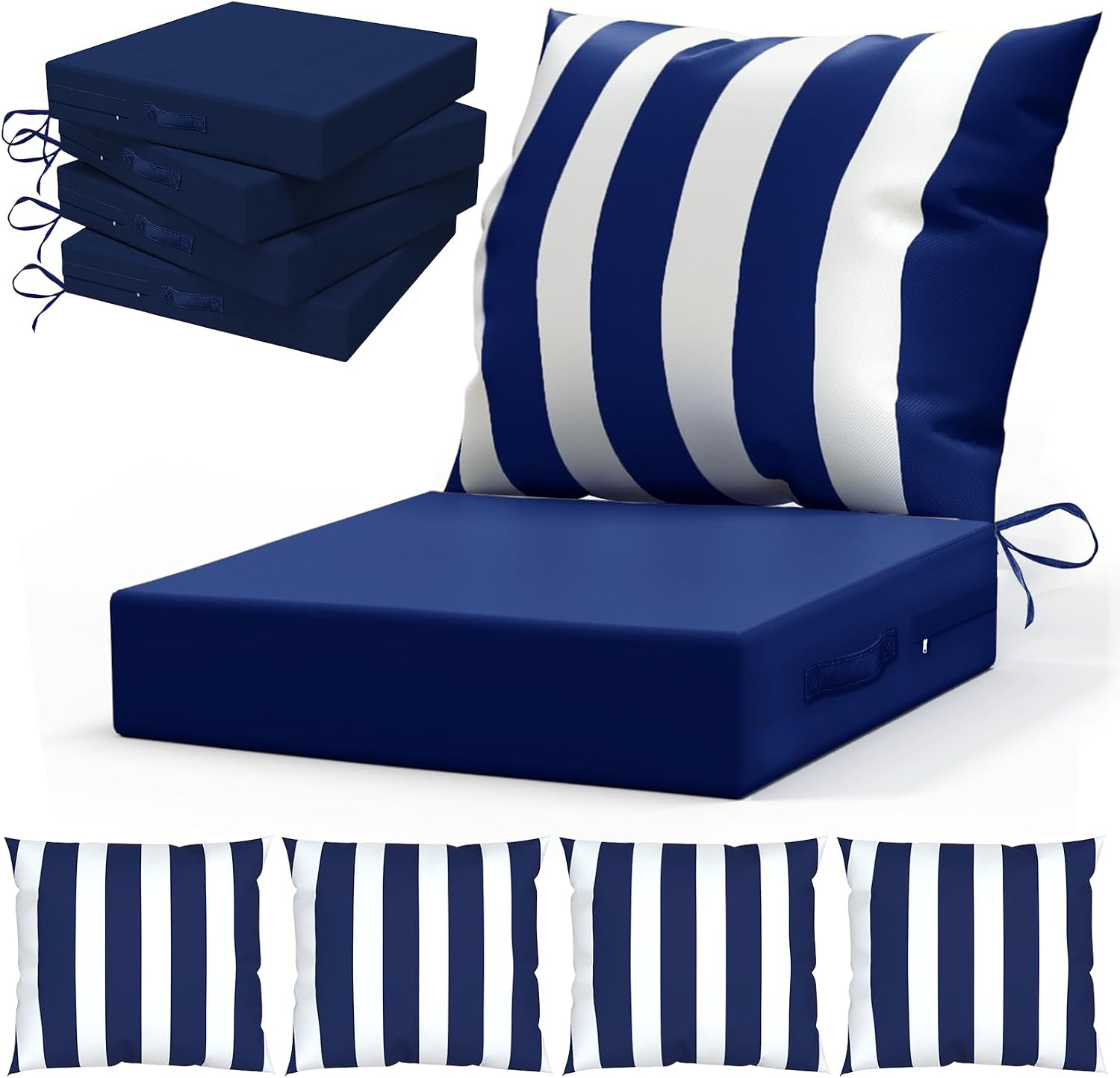 Outdoor Furniture Cushions 24 X 24 - Buitenkussens voor tuinmeubelen: 61 x 61