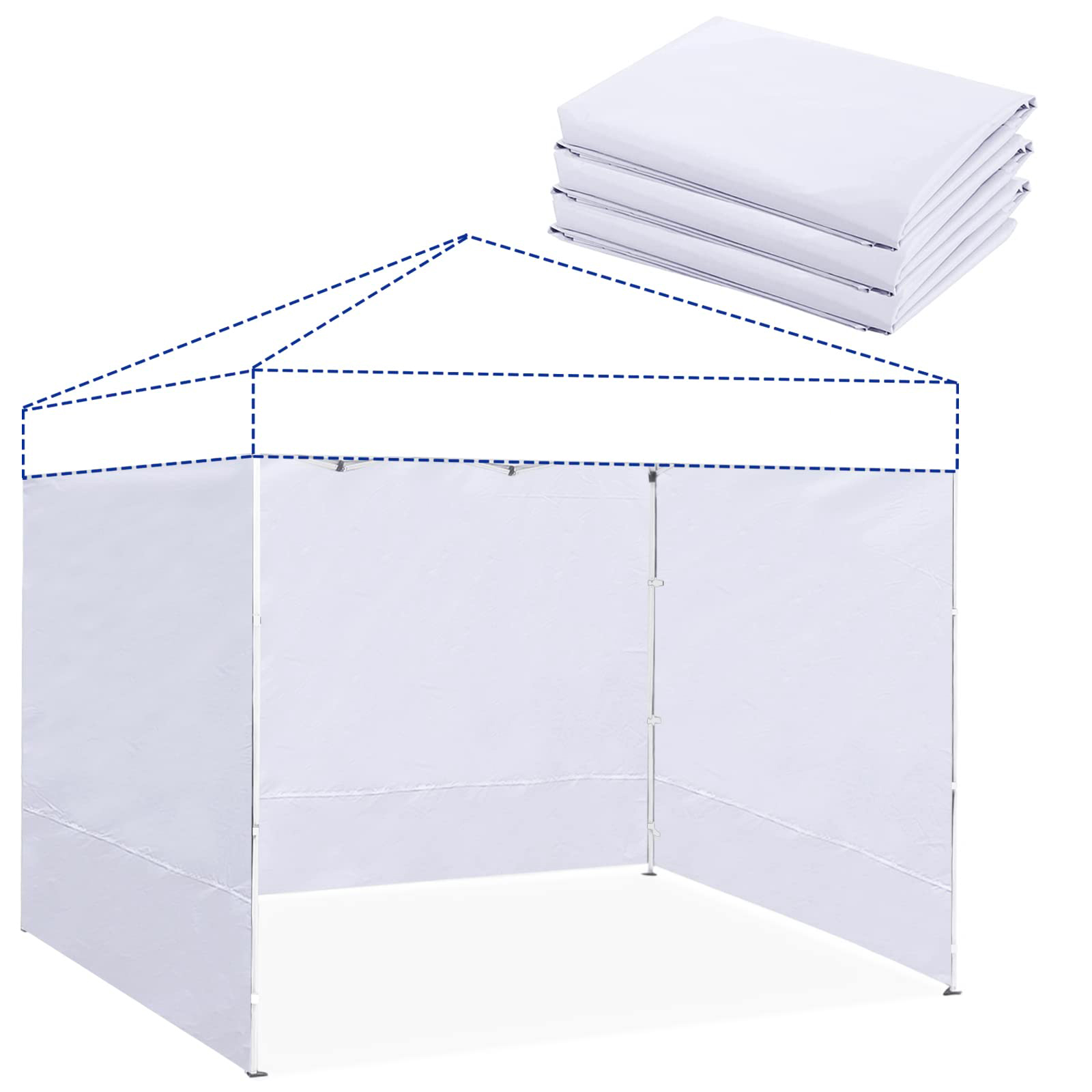 Gazebo Pop Up - Luifel Zonnescherm Zijwand Paviljoens Tent Waterdicht