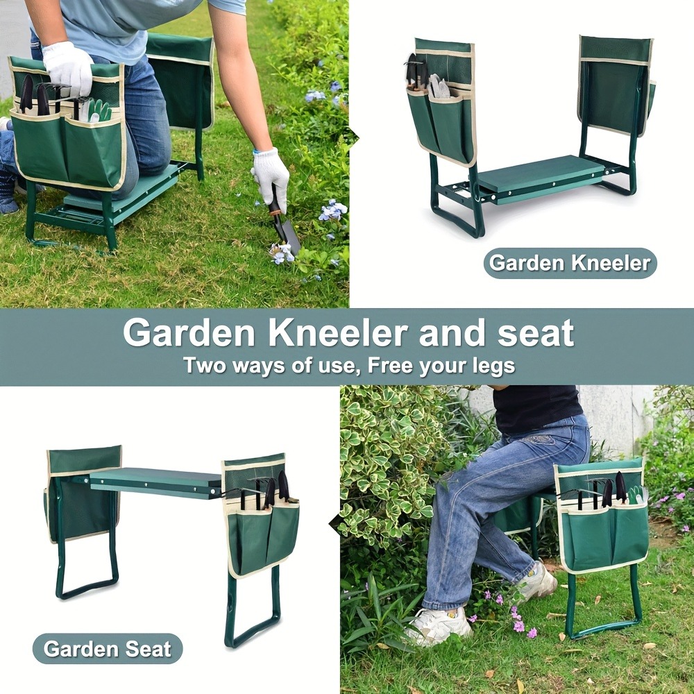 Outdoor Furniture Durable - Opvouwbare tuinknielkruk met zacht kussen, duurzaam