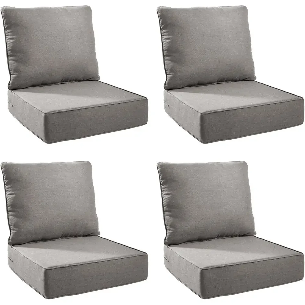 Outdoor Furniture Cushions 24 X 24 - UV- en waterbestendige kussenset voor buiten,