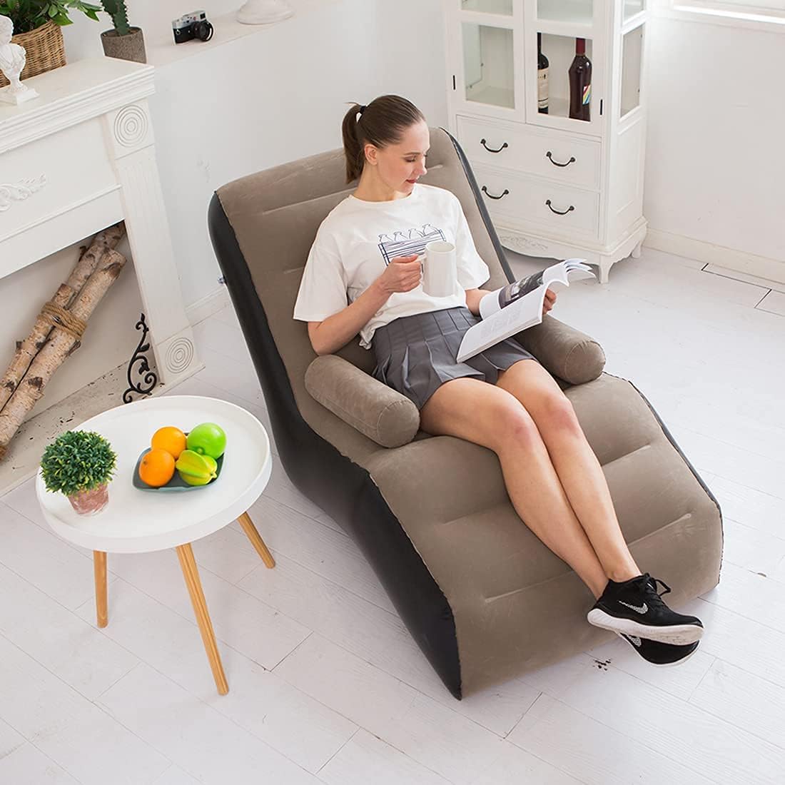 Outdoor Furniture Small - Opvouwbare luie bank, opblaasbare loungestoel verdikte