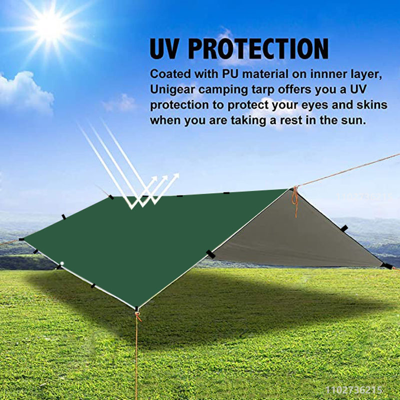 Sun Sail Shade - 19 Hangpunten Tent Tarp Survival Zonwering