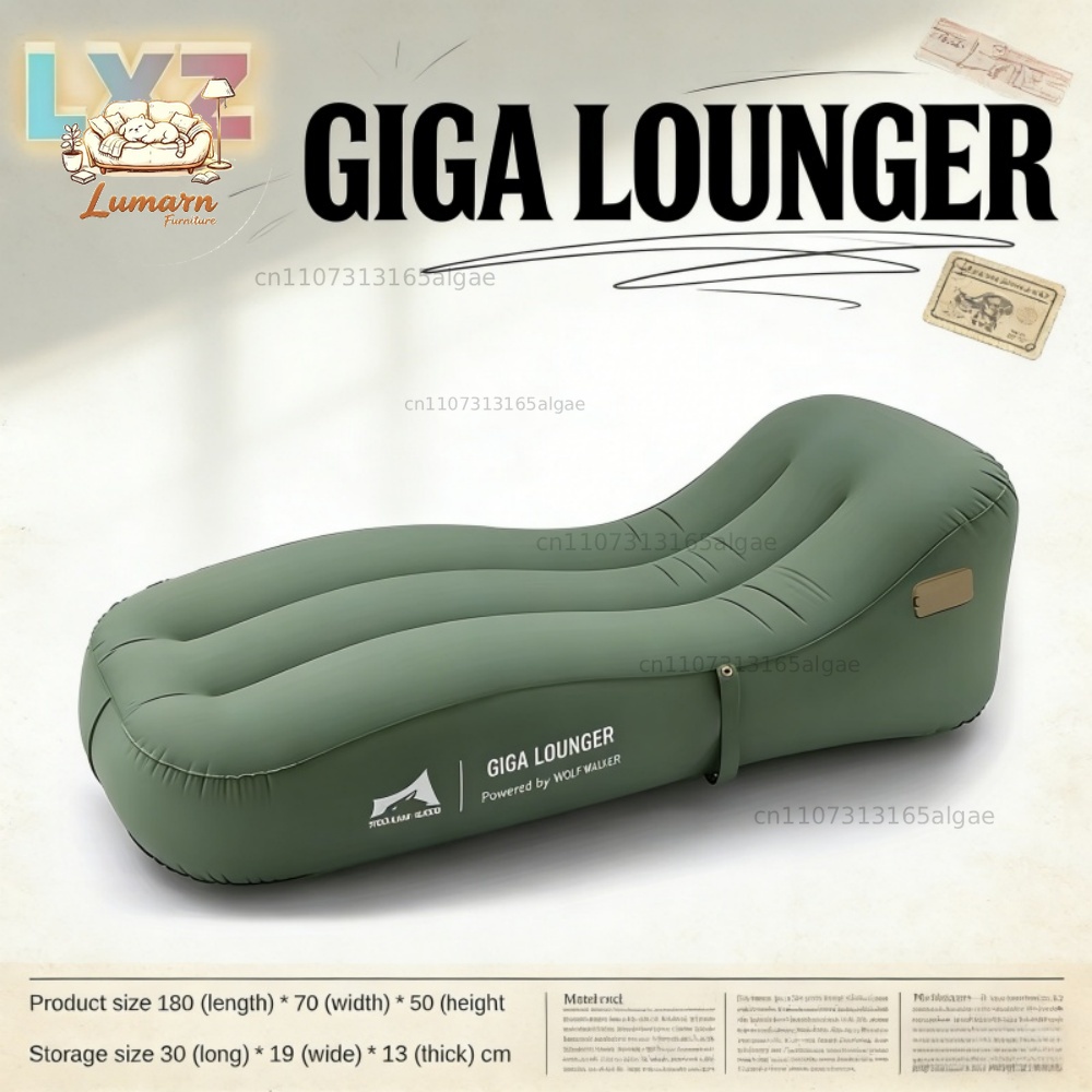 Outdoor Furniture Lounge - Automatische opblaasbare lounge stoel met één