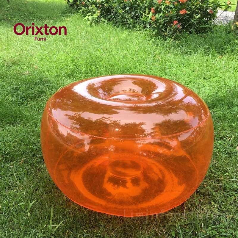 Outdoor Furniture Small - Opblaasbare kruk voor buiten, voetenbank, luchtstoel,