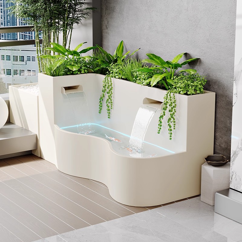 Outdoor Furniture Durable - Aluminiumlegering Modern Duurzaam Buitenmeubilair Waterbak Bloembak