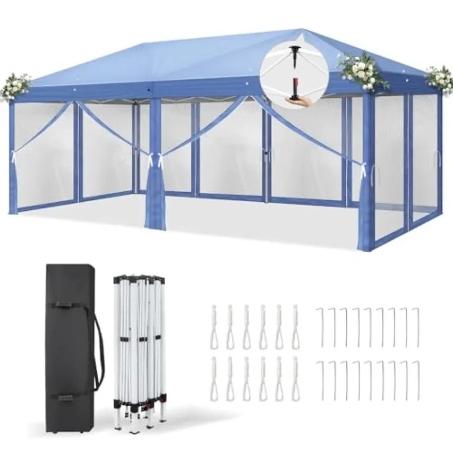 Gazebo Pop Up - 10x20 Pop-up tent met zijwanden, op