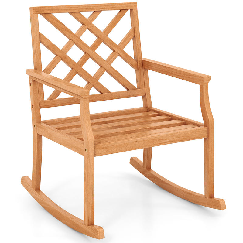 Schommelstoel van teakhout, 36 - Outdoor Furniture Durable recensie en prijs