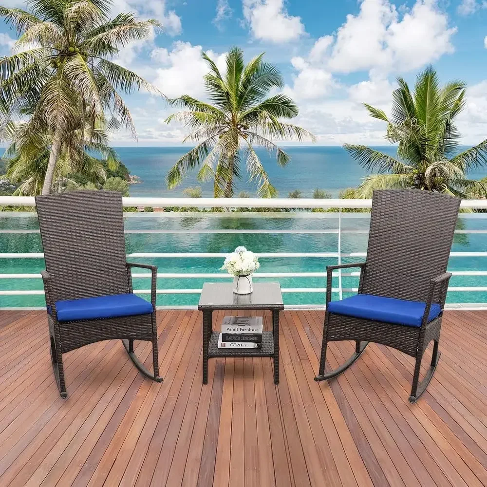 Outdoor PE Rieten Schommelstoe - Bistro Table Set recensie en prijs