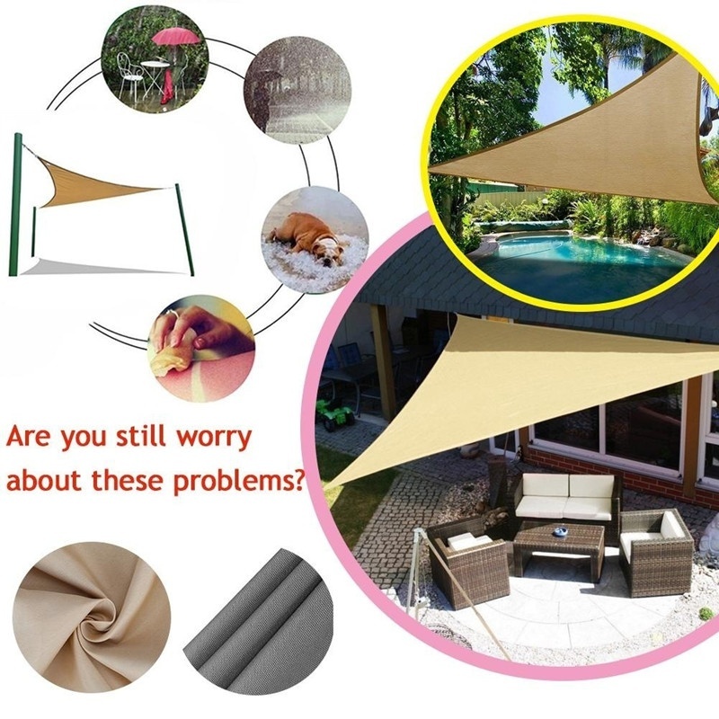 Waterdichte driehoekige zonnes - Sun Sail Shade recensie en prijs