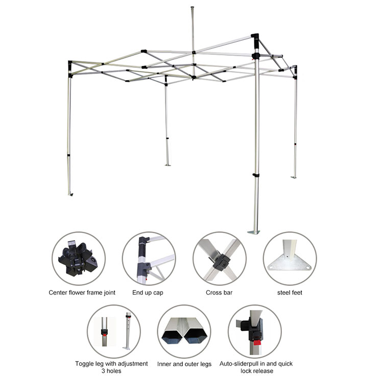 qm-3M X 3M Aluminium frame opk - Gazebo Pop Up recensie en prijs