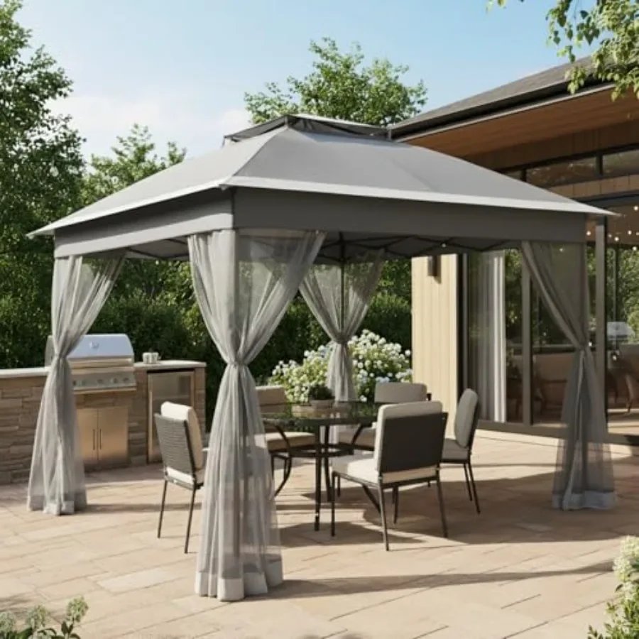 11x11 Pop-up Gazebo met Muskie - Gazebo Pop Up recensie en prijs