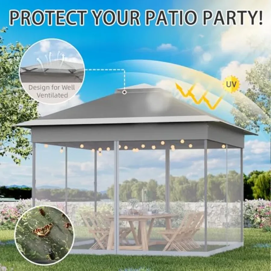 11x11 Pop-up Gazebo met Muskie - Gazebo Pop Up recensie en prijs