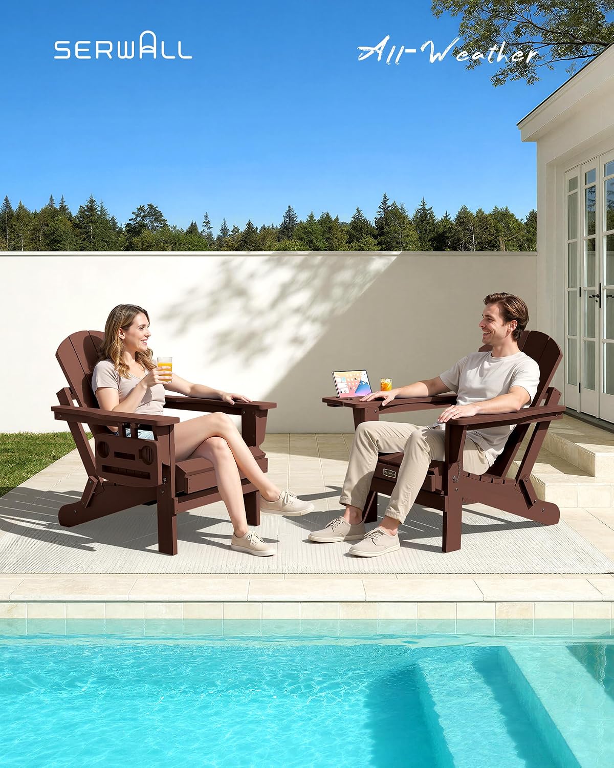 Vouwbare Adirondack Stoelenset - Outdoor Furniture And Fire Pit recensie en prijs