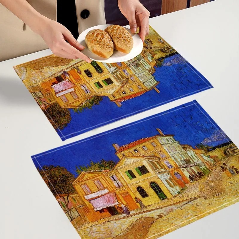 Van Gogh Art Style Placemat, S - Outdoor Furniture Dining recensie en prijs