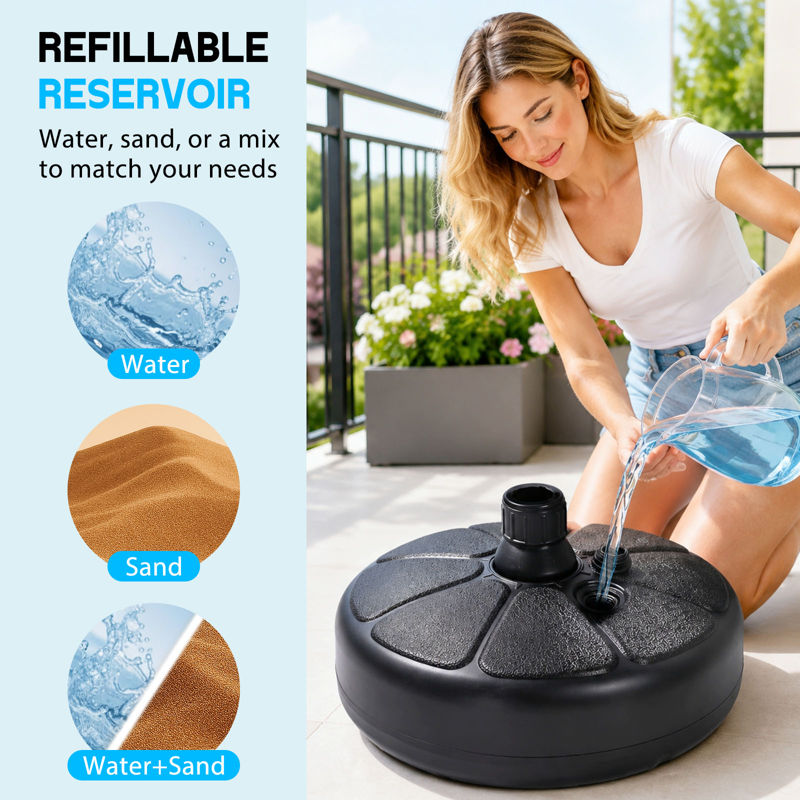 26lbs vulbare waterzand paraso - Outdoor Furniture Sunbrella recensie en prijs