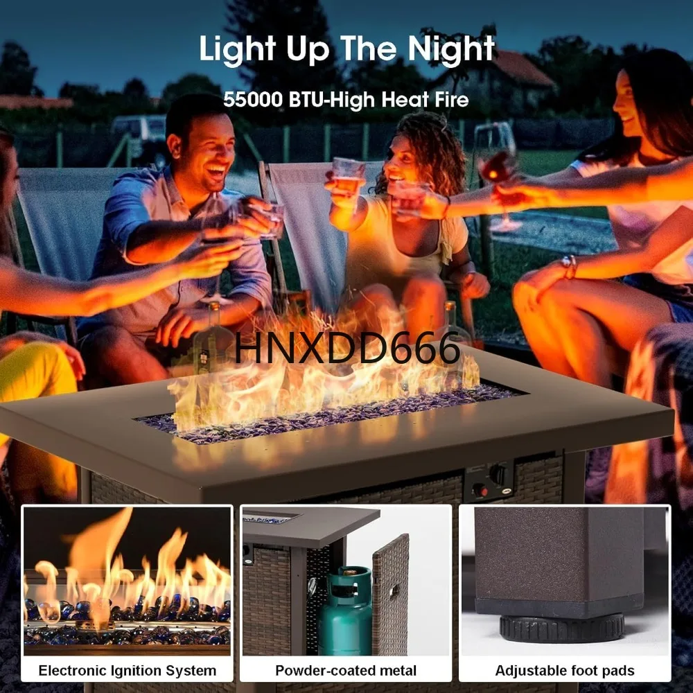 7-delige tuinmeubelset met vuu - Outdoor Furniture And Fire Pit recensie en prijs