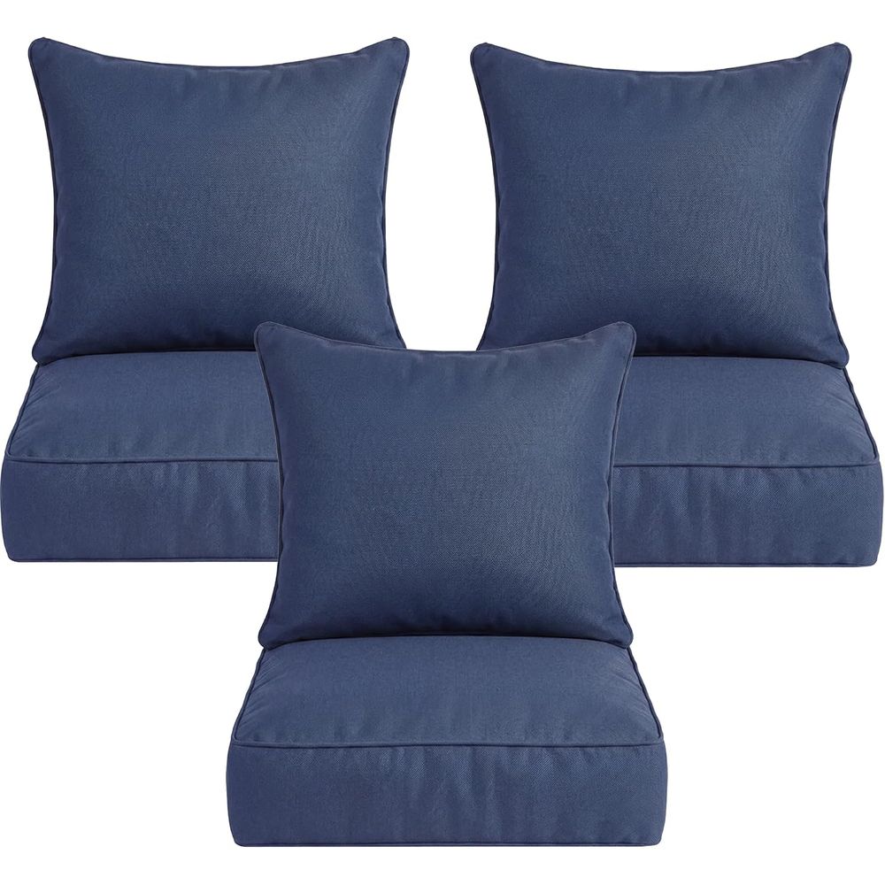 6 dikke buitenkussens, 24 x 24 - Outdoor Furniture Cushions 24 X 24 recensie en prijs