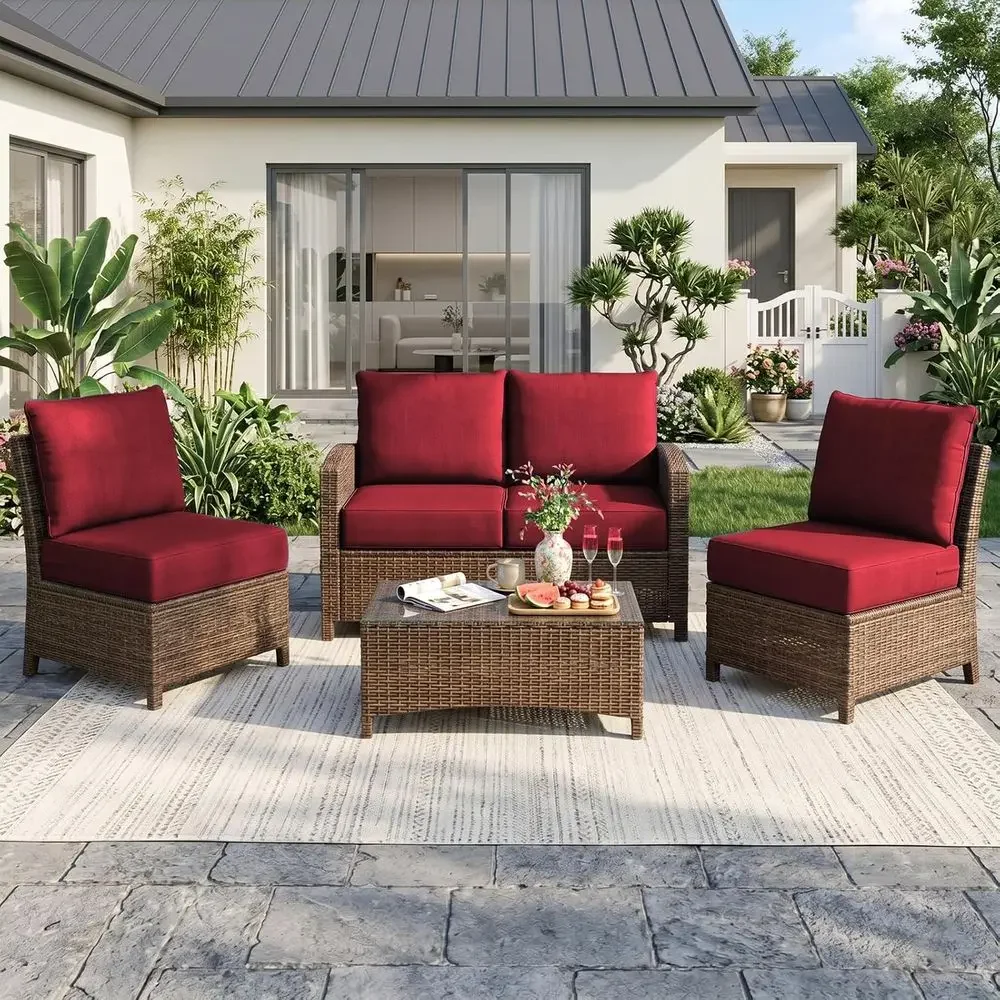 Buitenzitkussenset - 4 x 24 vi - Outdoor Furniture Cushions 24 X 24 recensie en prijs