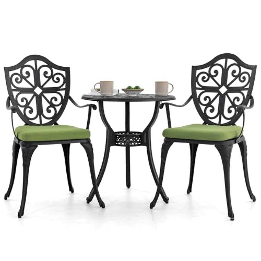 3-delige bistroset voor buiten - Bistro Table Set recensie en prijs