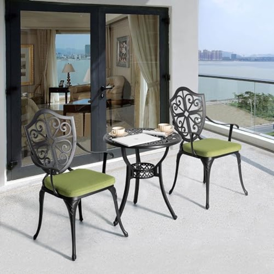 3-delige bistroset voor buiten - Bistro Table Set recensie en prijs