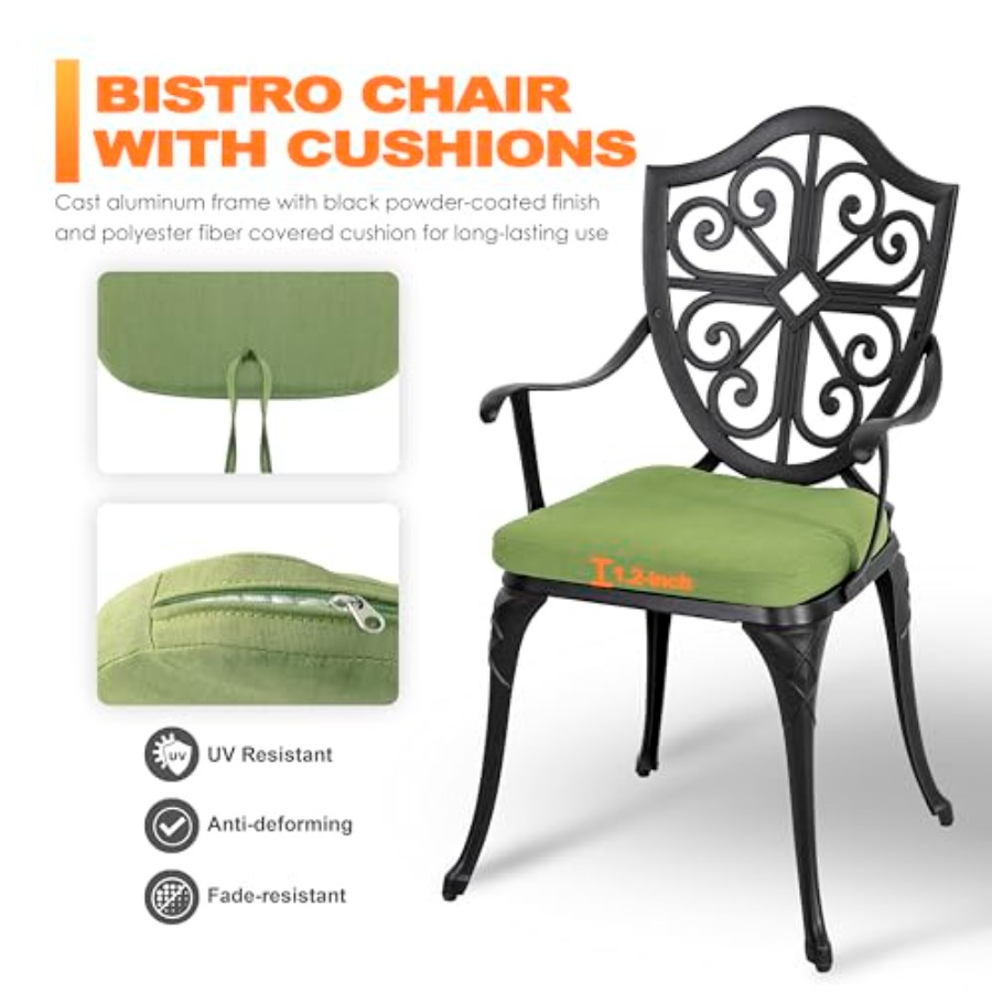 3-delige bistroset voor buiten - Bistro Table Set recensie en prijs