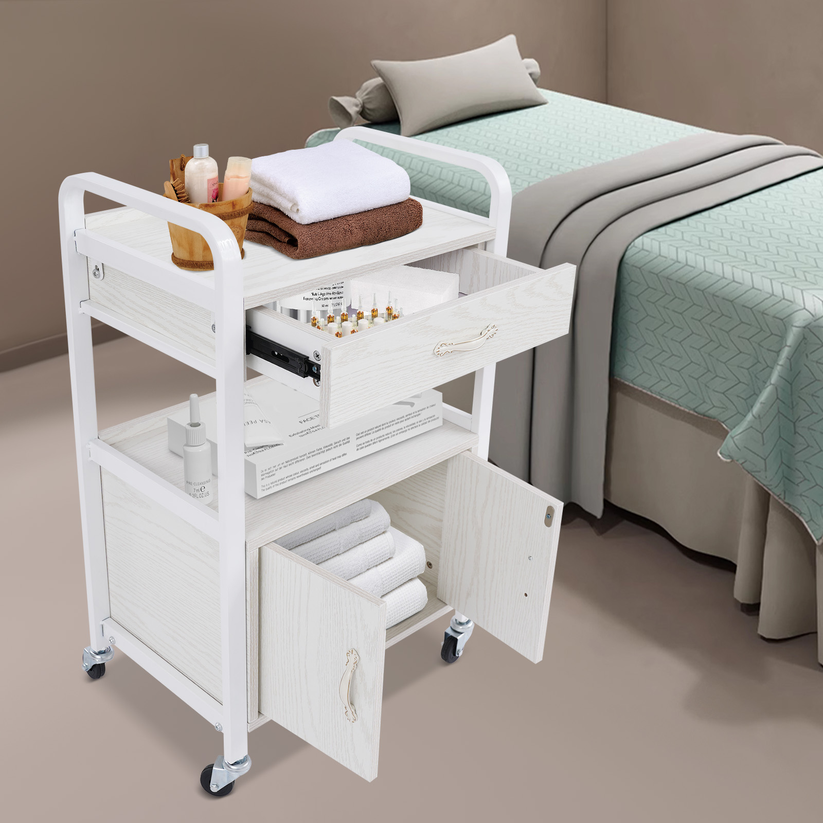 Witte roestbestendige salonopb - Outdoor Furniture Glides recensie en prijs