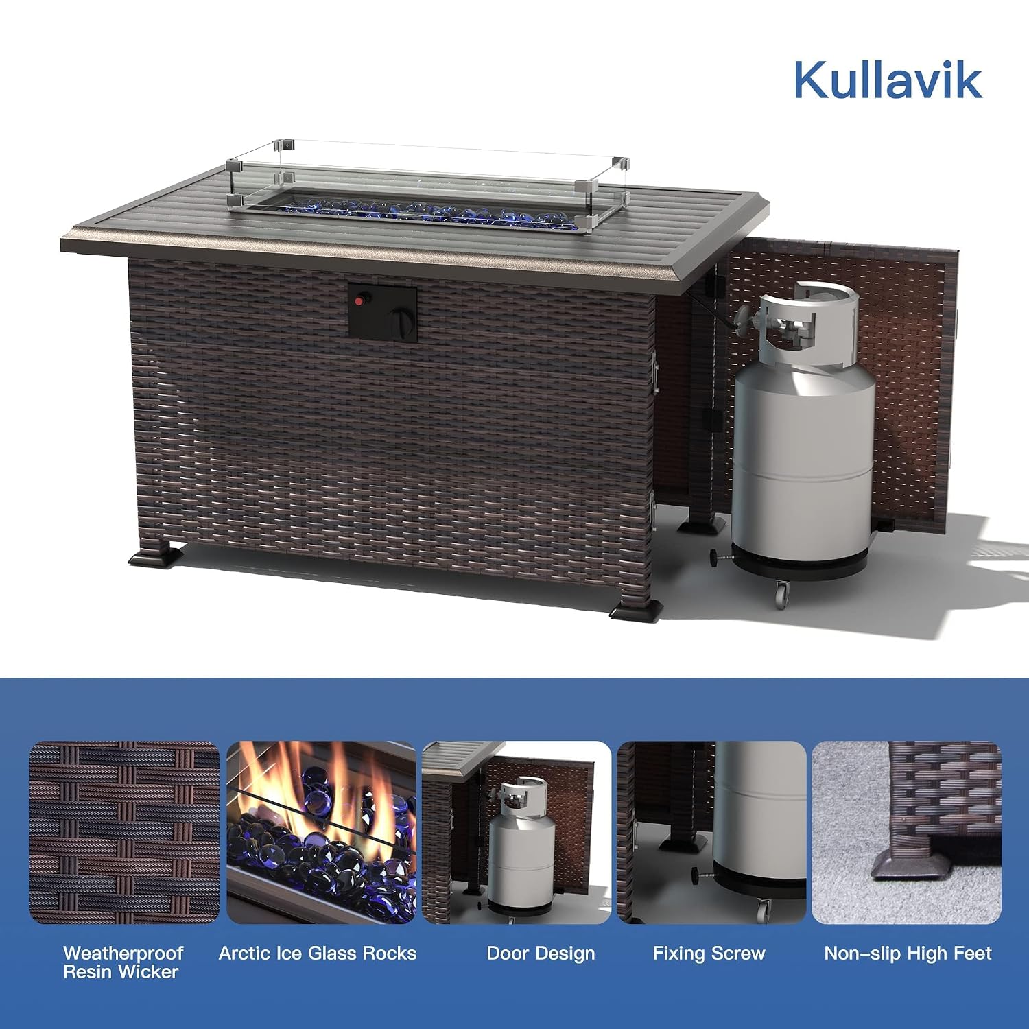 11-delige tuinmeubelset met vu - Outdoor Furniture Fire Pit Set recensie en prijs