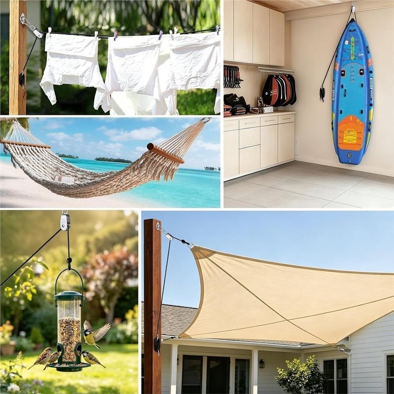 L60A Katrolblok Nylon Touw Oog - Sun Sail Shade recensie en prijs