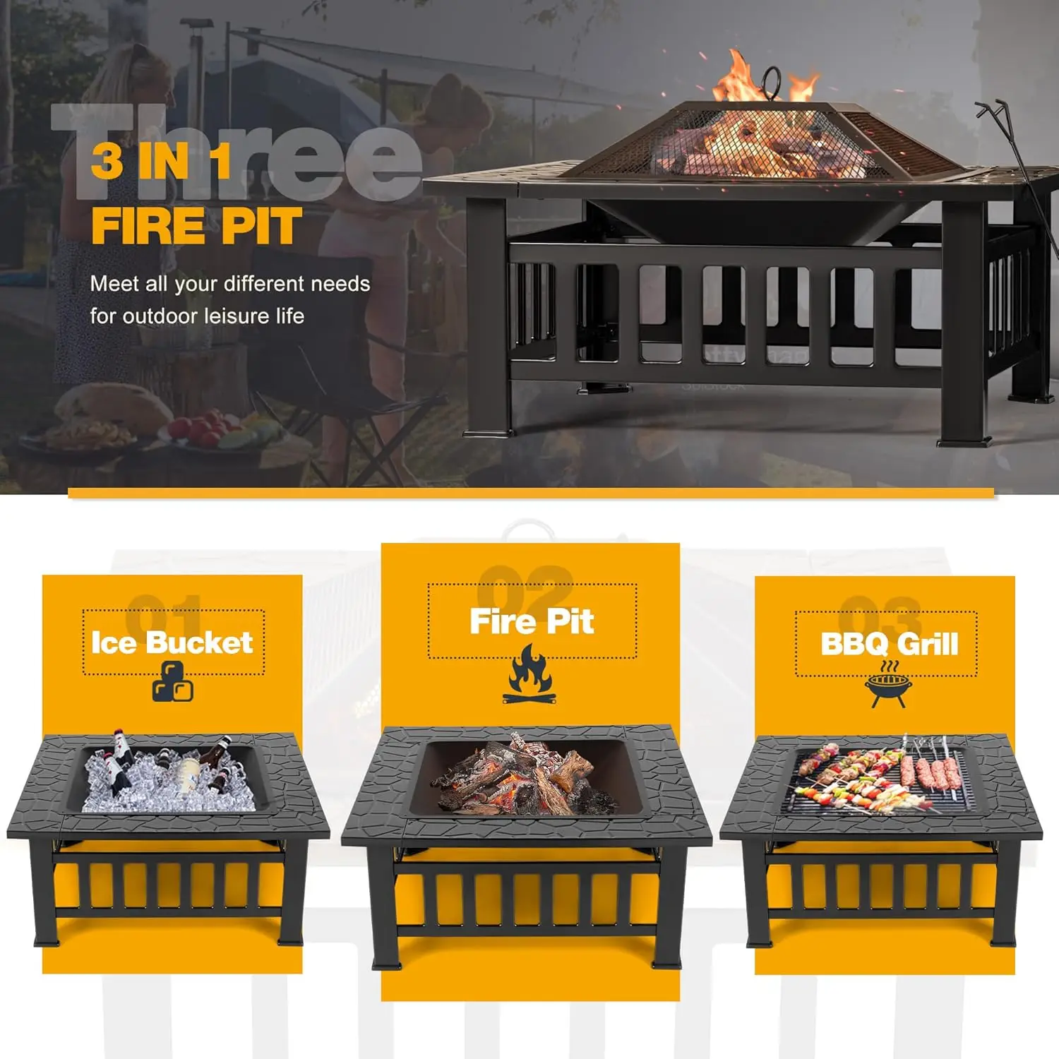 Buitenhaard, 32 inch vuurtafel - Outdoor Furniture And Fire Pit recensie en prijs