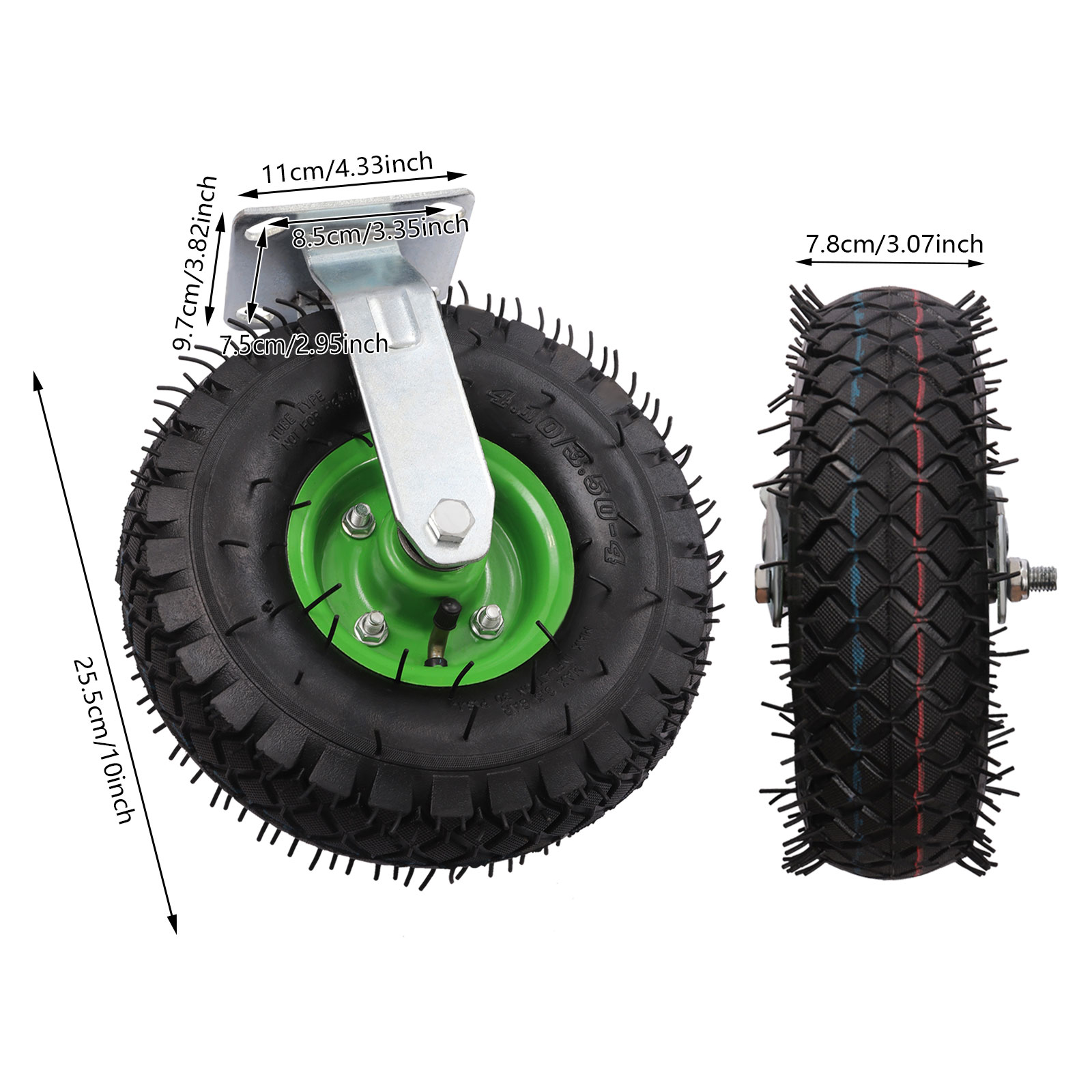10 inch pneumatische wielset,  - Outdoor Furniture Glides recensie en prijs