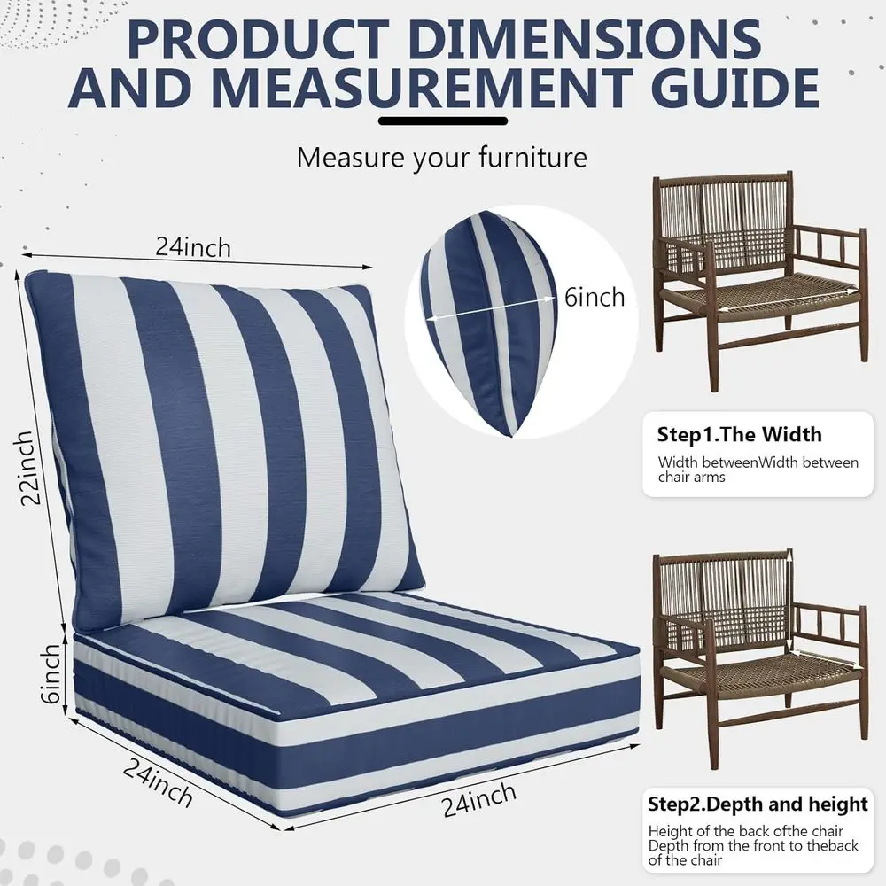 24 x 24 x 6 Buitenkussenset vo - Outdoor Furniture Cushions 24 X 24 recensie en prijs