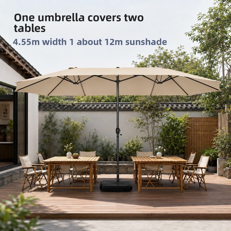 Buitenparasol met grote centra - Outdoor Furniture Sunbrella recensie en prijs
