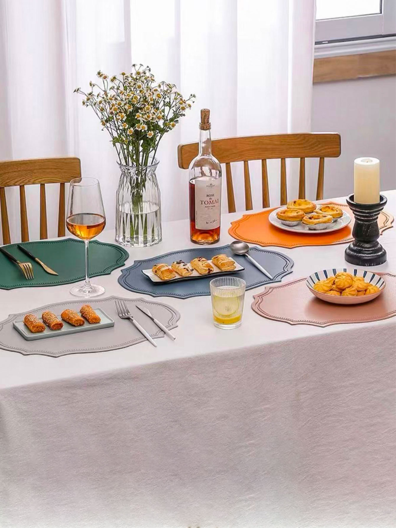 Lederen placemat Ins-stijl eet - Outdoor Furniture Dining recensie en prijs