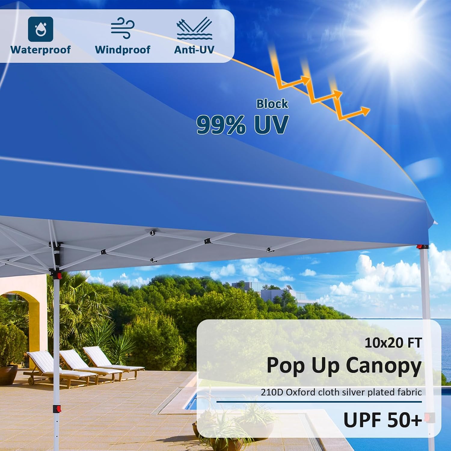 10x20 Pop-up partytent, draagb - Gazebo Pop Up recensie en prijs