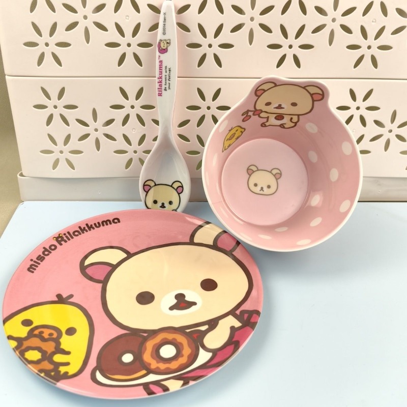 Schattig Rilakkuma servies met - Bistro Table Set recensie en prijs