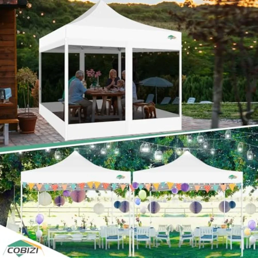 10x10 Pop-up partytenten met 4 - Gazebo Pop Up recensie en prijs