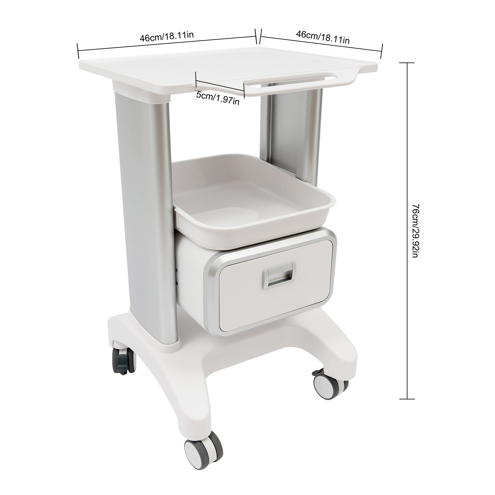 Rolbare gereedschapswagen ABS, - Outdoor Furniture Glides recensie en prijs