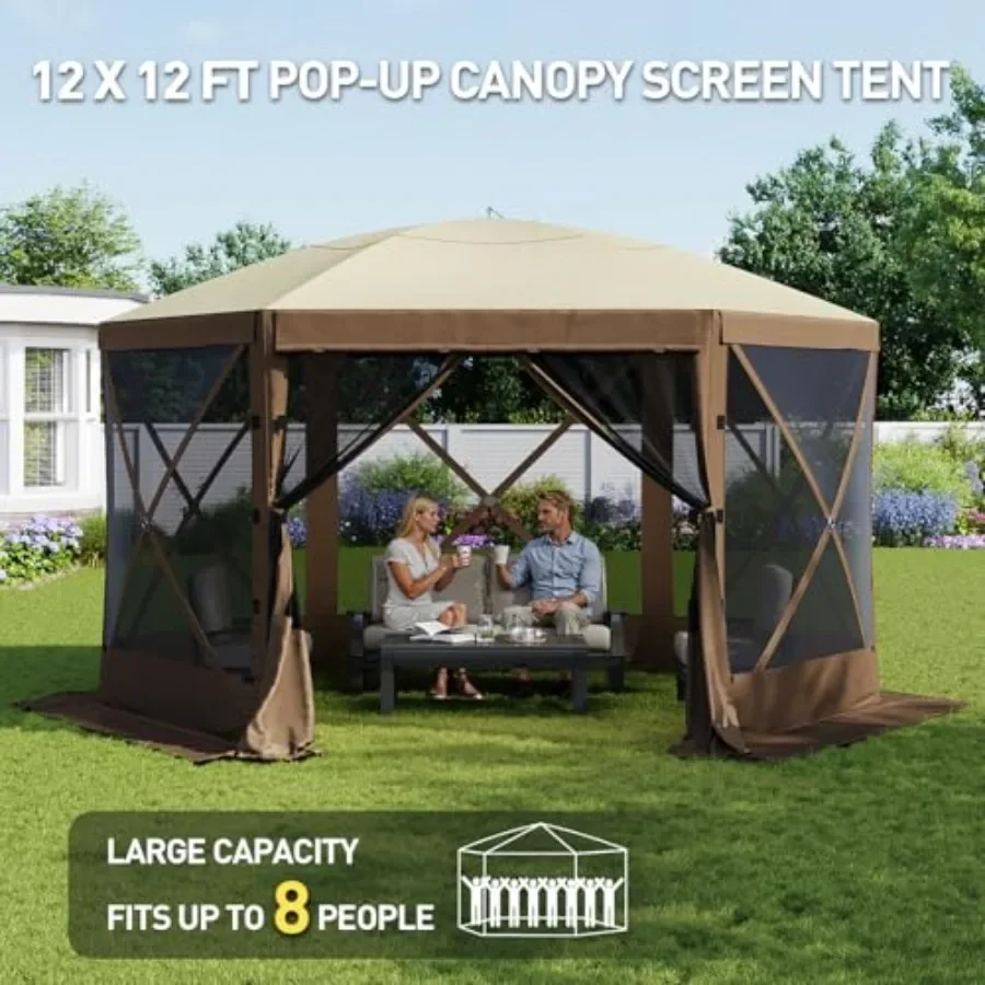 Pop-up tent 6-zijdig opklapbaa - Gazebo Pop Up recensie en prijs
