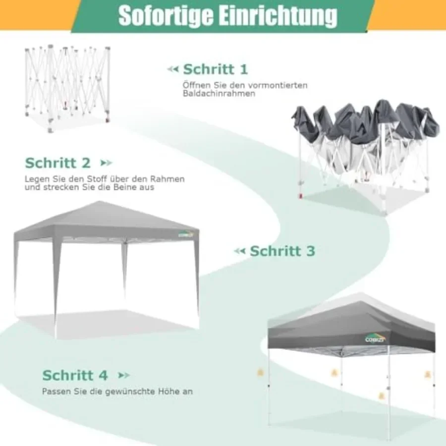 10x10 Pop-up Tent Zonder Zijwa - Gazebo Pop Up recensie en prijs