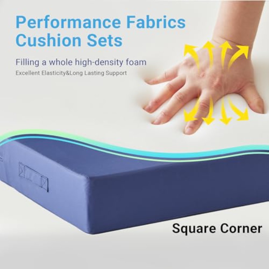 Buitenkussens voor tuinmeubele - Outdoor Furniture Cushions 24 X 24 recensie en prijs