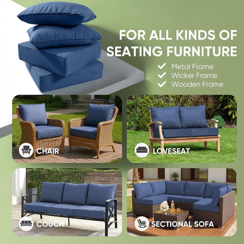 Buitenmeubelkussens, 6 inch di - Outdoor Furniture In recensie en prijs