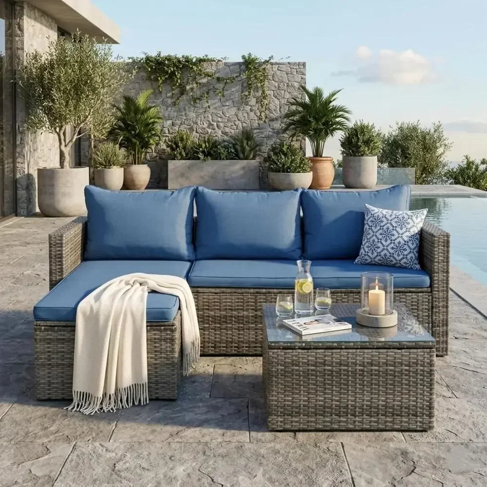 4-delige buitenmeubelset van w - Outdoor Furniture And Fire Pit recensie en prijs